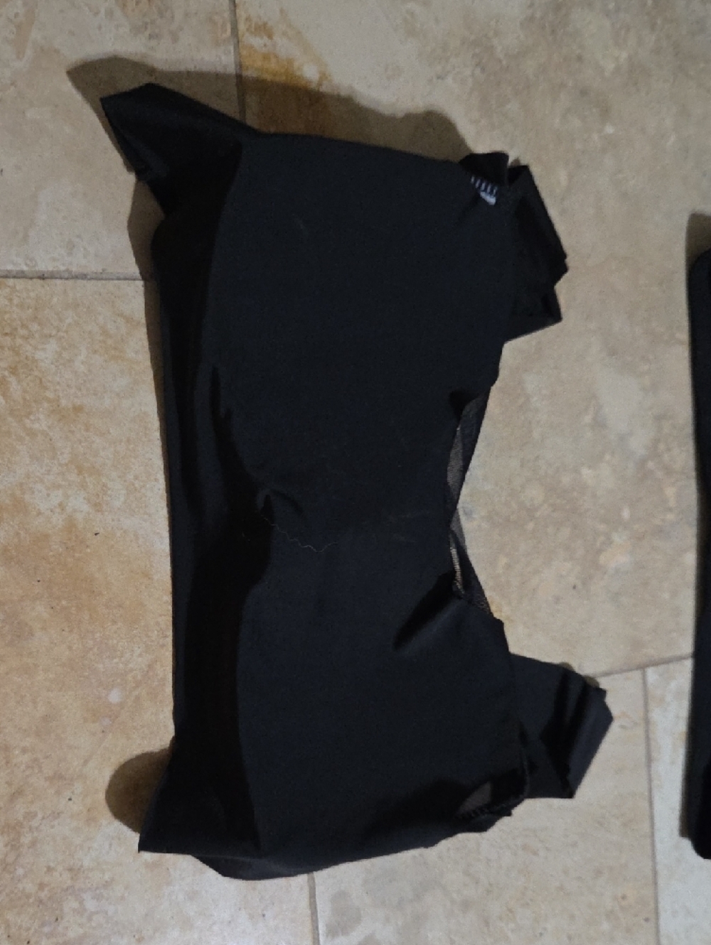 Lot of 2 Black Padded Bras | Pullover + Front Closure | Unbranded Fit Like XL - Picture 3 of 5